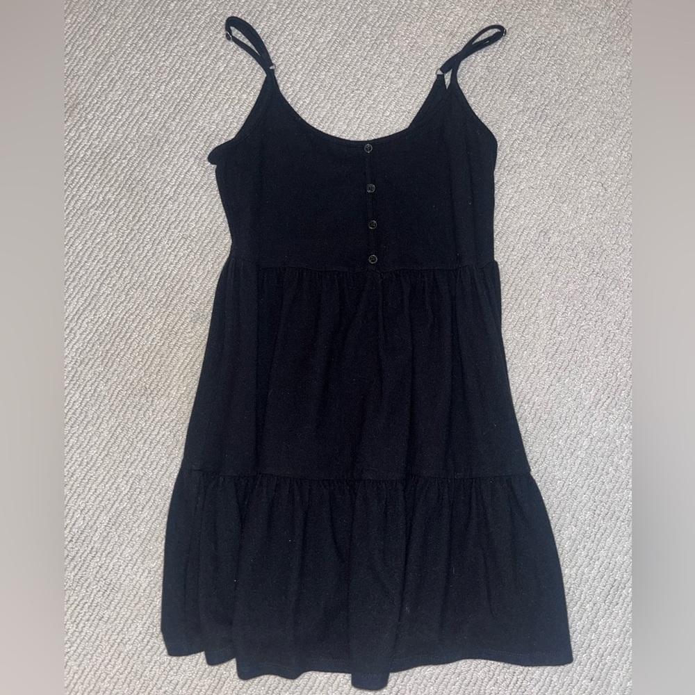 Women’s black layered dress